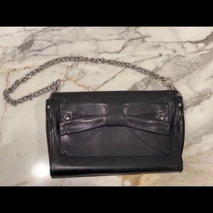 Nanette Lepore Bow Clutch - Navy Blue